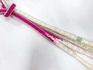 未使用品　正絹　手組帯締め